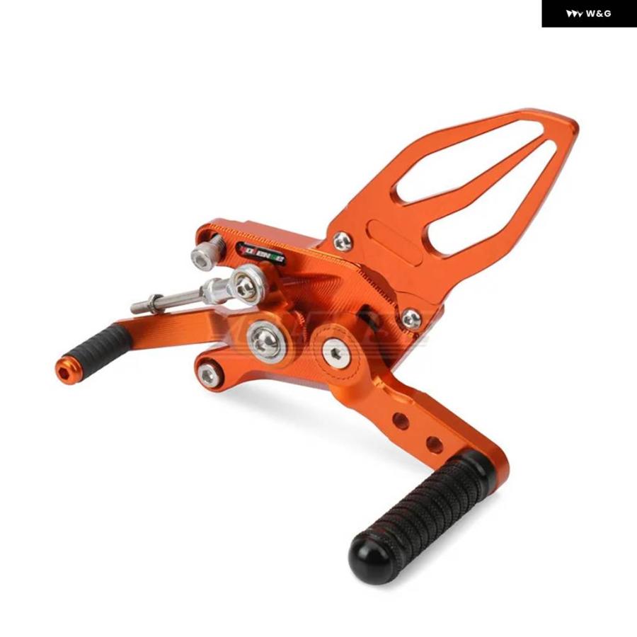 並行輸入品 DUKE 390 250 DUKE390 DUKE250 2024 2025 オートバイ アクセサリー フットレスト リアセット リア フットペグ_4