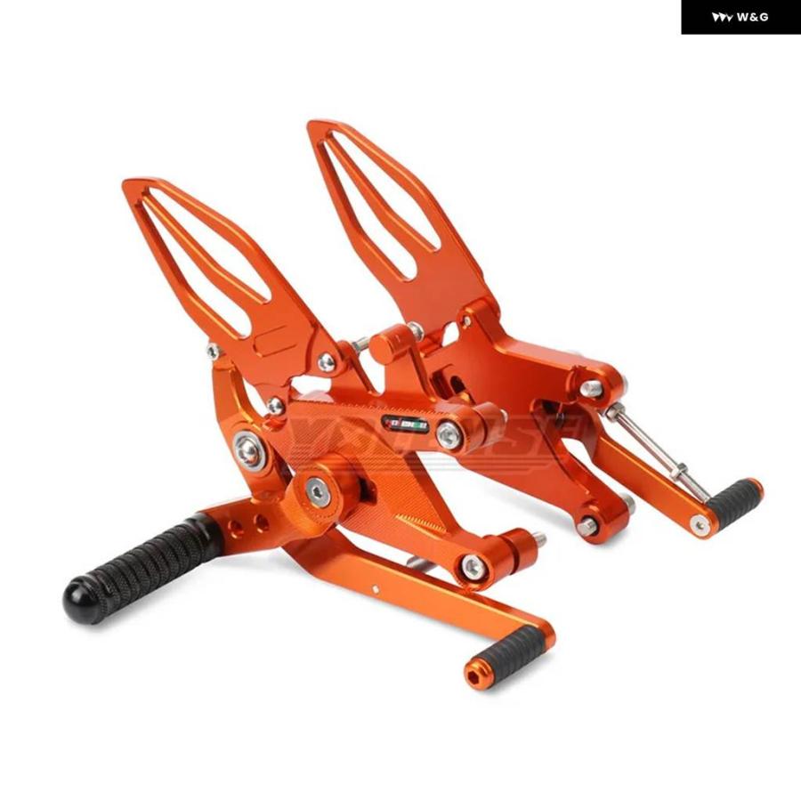 並行輸入品 DUKE 390 250 DUKE390 DUKE250 2024 2025 オートバイ アクセサリー フットレスト リアセット リア フットペグ_5