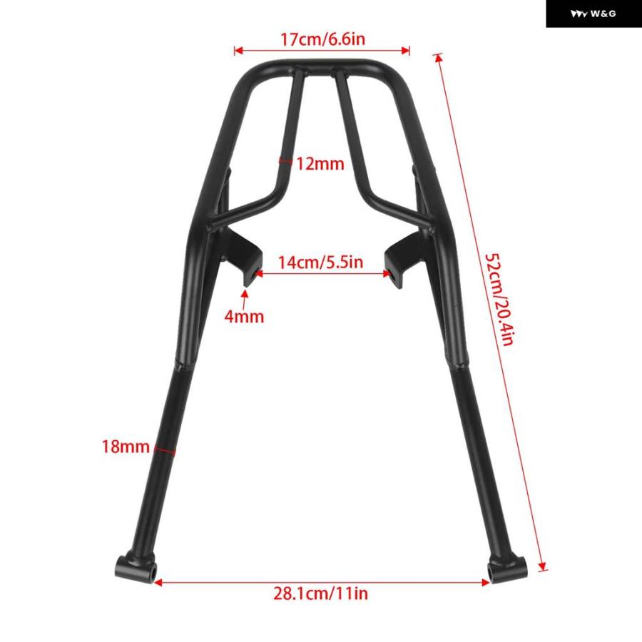 並行輸入品 BMW バイク リアラック リアシート サポート シェルフ テールストレージ カーゴシェルフ BMW 900GS 2024-_7