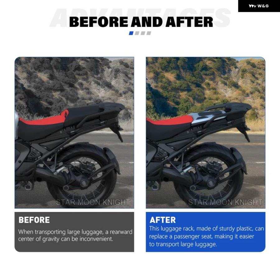 並行輸入品 BMW R1300GS ADV A GSA1300 2024 2025 ピリオンプレートキッ トラック パッセンジャーシート代わりに_4