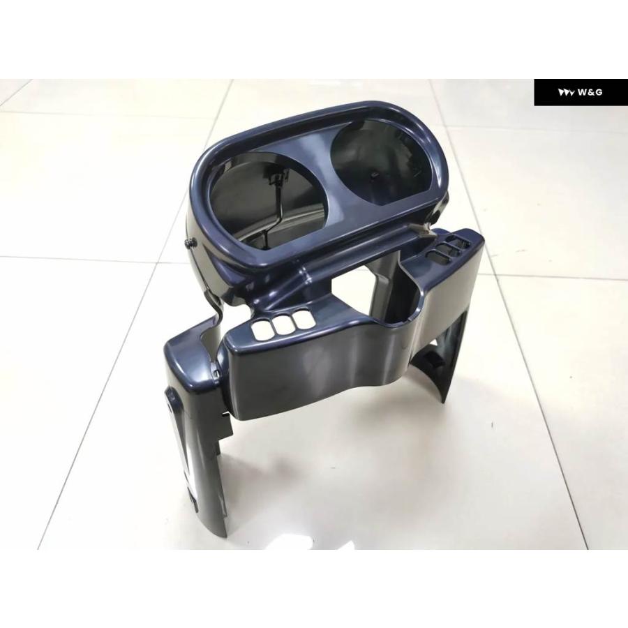 並行輸入品 オートバイ メーター ハウジング カバー ナセルスピード メーター フェアリング 未塗装 ハーレー ダビッドソン ロー_2