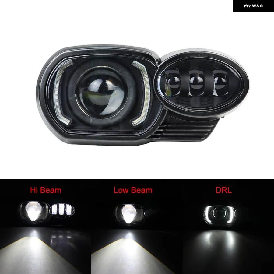 並行輸入品 K1200R ヘッドライト オートバイ LED ヘッドランプ DRL BMW K1200R 2005~2009 K1300R 2010~2013_6