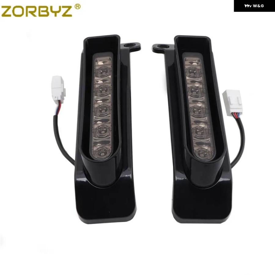並行輸入品 オートバイ LED インサート サドルバッグ サポート テールウィンカーライト ハーレー エレクトラ ロードグライドの画像