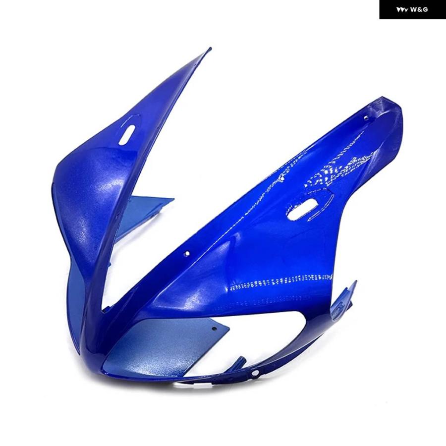 並行輸入品 YZFR1 オートバイ フロント アッパー フェアリング ヘッドライト カウル ノーズ プロテクション フェアリング ヤマハ_9