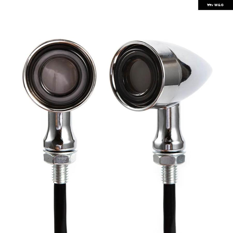 ブランド登録なし - 並行輸入品 自動二輪車 向こう正面/後押し LED ウインカー ブレット 型 表示計器 ウインカーともし火 デイタイム 駈けっくらライ