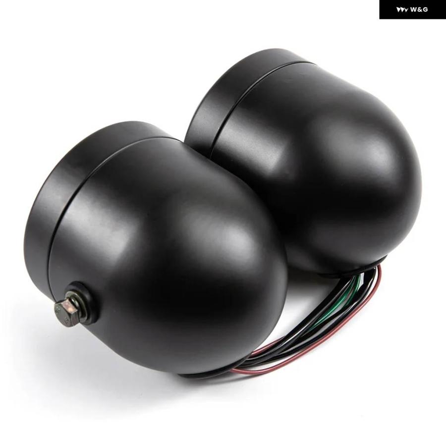 並行輸入品 オートバイ デュアルフロント ヘッドライト LED パッシング ドライビング ヘッドライト フォグライト 12V ハーレーの画像