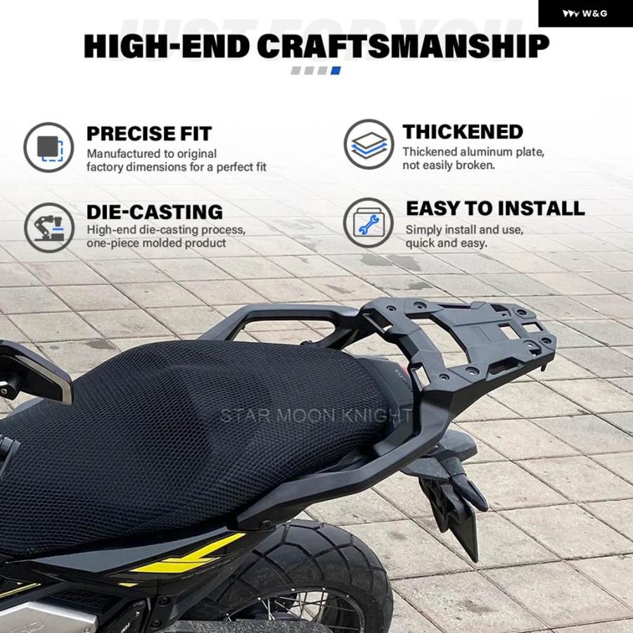 並行輸入品 オートバイ リアラック キャリア ホンダ ZA 750 NSS750 2021-2025 リアラック ブラケットの画像