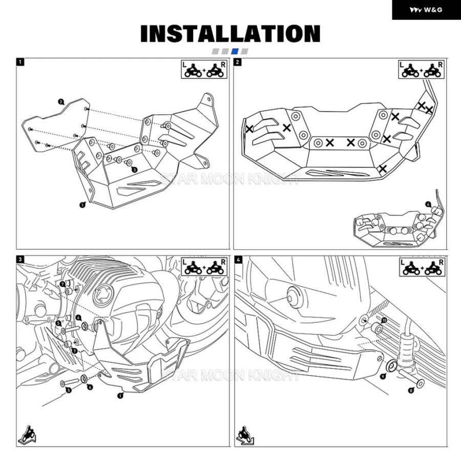 並行輸入品 BMW HP2 HP2 SPORT 2008-2012 シリンダー ヘッドガード エンジン ガード シリンダー ヘッド プロテクター カバーの画像