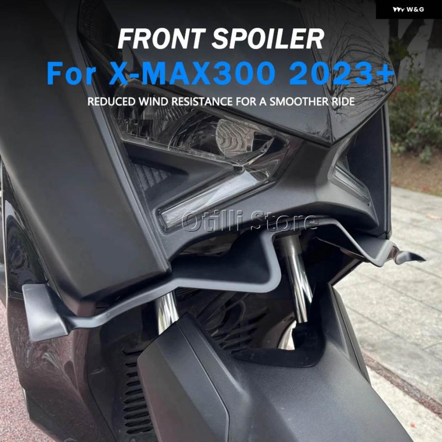並行輸入品 バイク スポーツダウンフォース ディフレクター ヤマハ XMAX300 X-MAX300 XMAX300 フロントスポイラーの画像