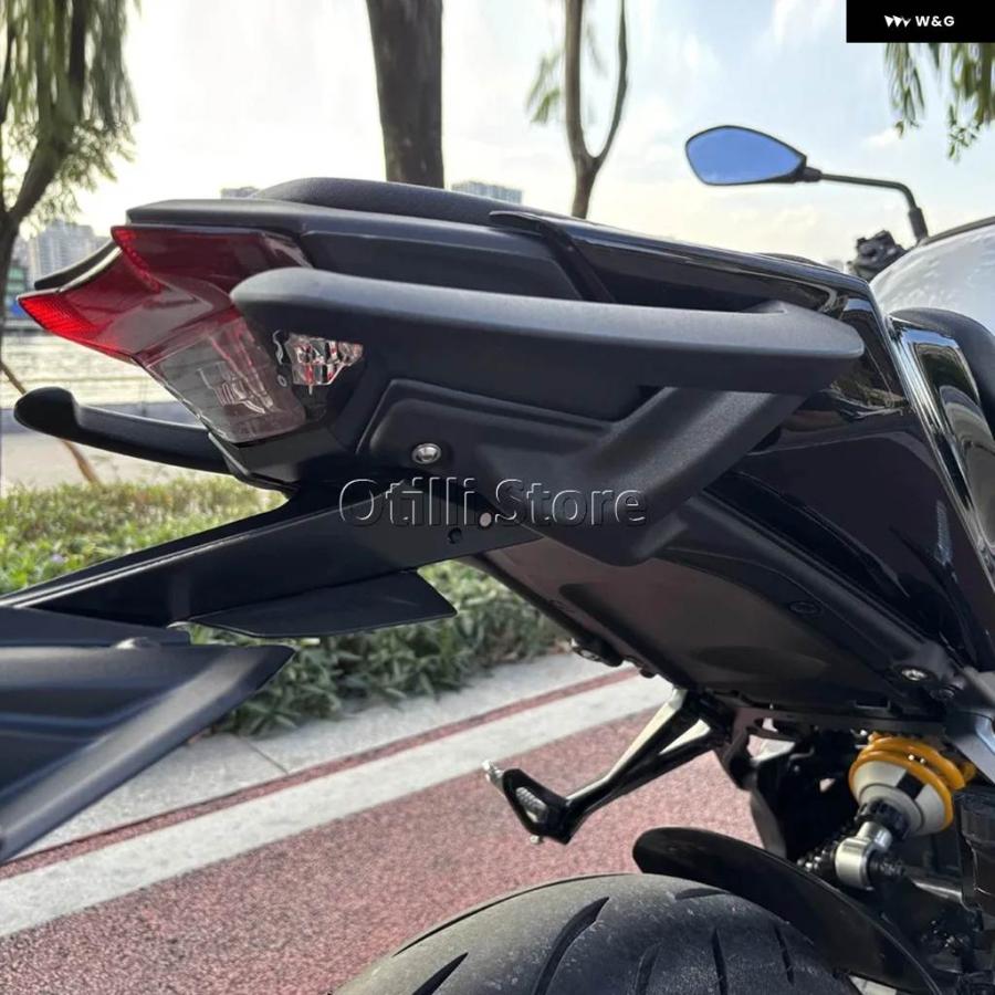 並行輸入品 オートバイ リア アームレスト ヤマハ MT09 SP 2024 - 26 リアグラブバー シート ピリオン