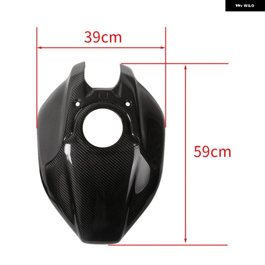 並行輸入品 ホンダ CBR650R 2019 - 21 100% カーボン フルタンクカバー 高 バイク 造パーツの画像