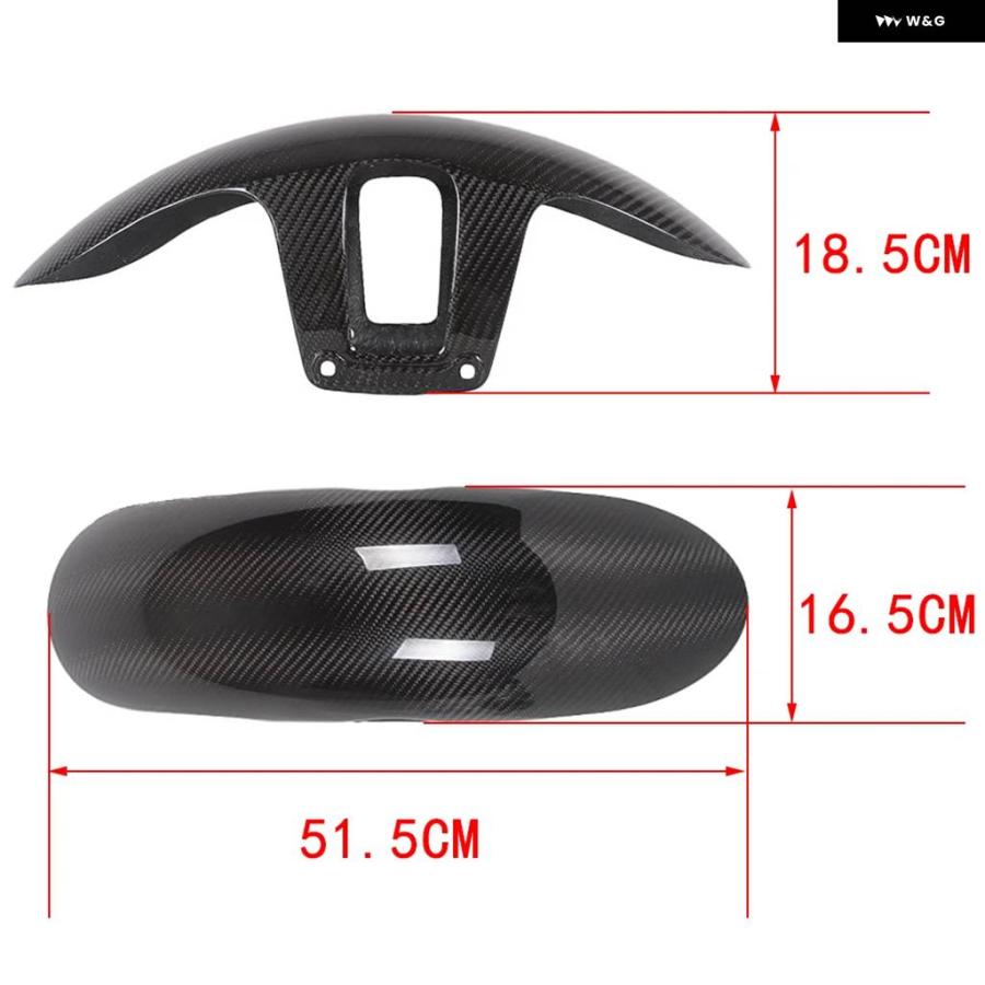 並行輸入品 BMW R18 R 18 2020 2021 2022 100% カーボン フロントフェンダー マッドガード ハガー オートバイ グロス_2