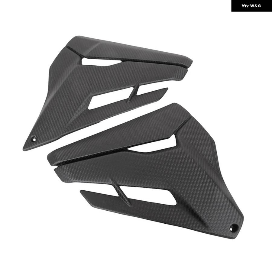 並行輸入品 ドゥカティ STREETFIGHTER V2 2021 - 23 PANIGALE V2 100%カーボンアンダートレイ パネル 1ペア バイク フェアリングの画像