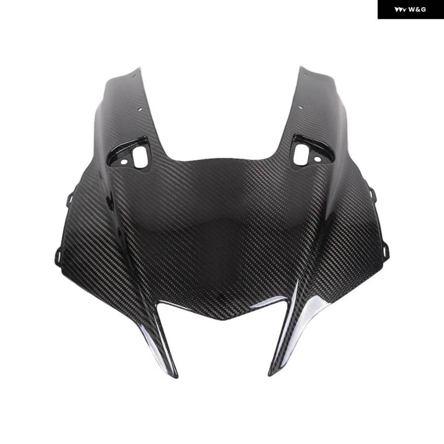 並行輸入品 ヤマハ YZF-R1 R1 2020 2021 2022 100% カーボン バイク フロントノーズ フェアリング パネル バイクの画像