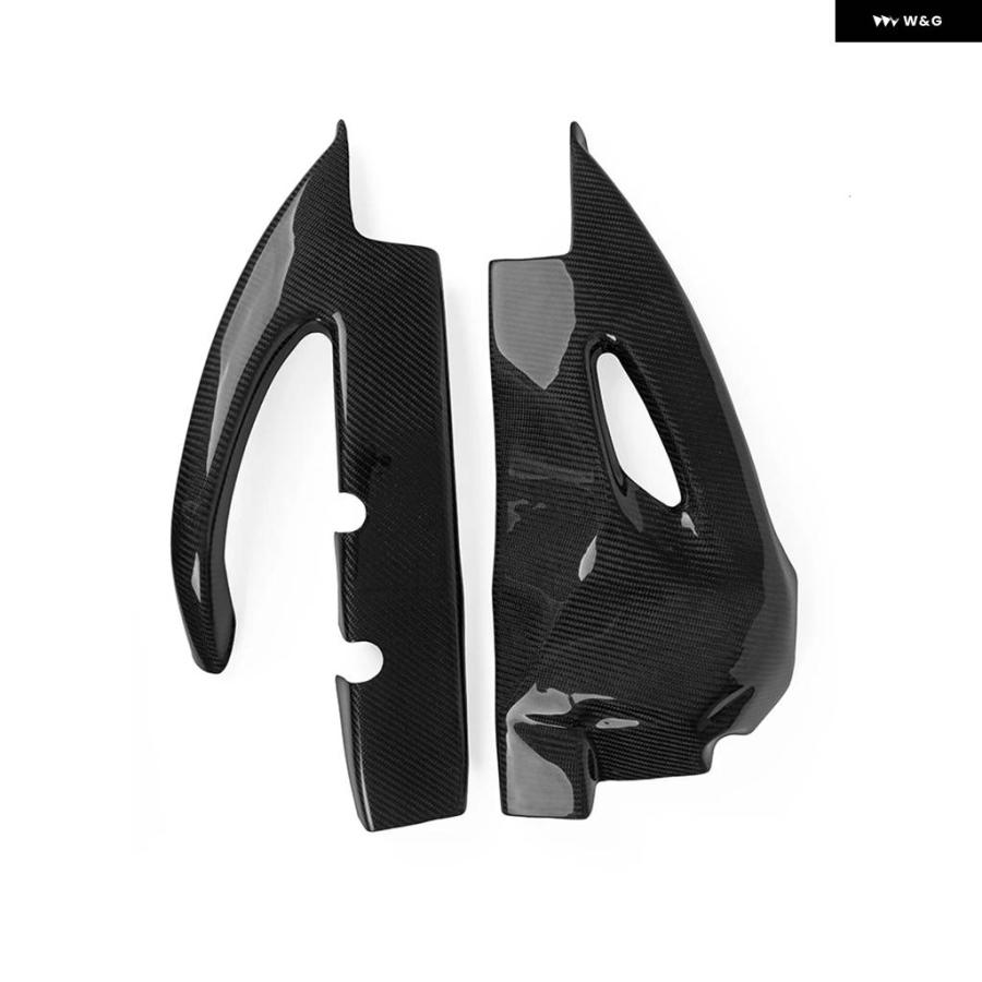 並行輸入品 カーボン バイク スイングアーム カバー スイングアーム カバー プロテクター ガード GSXR600 GSXR750 2006 - 10の画像