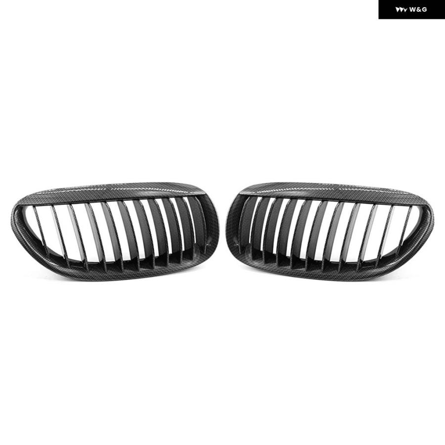 並行輸入品 BMW E63 E64 650I 6シリーズ M6 2004 - 10年式用フロントキドニー バンパー グリルの画像