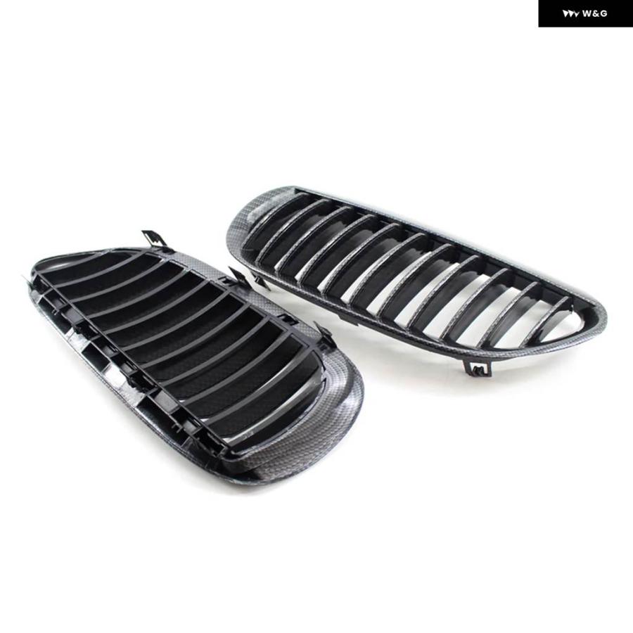 並行輸入品 BMW E63 E64 650I 6シリーズ M6 2004 - 10年式用フロントキドニー バンパー グリルの画像