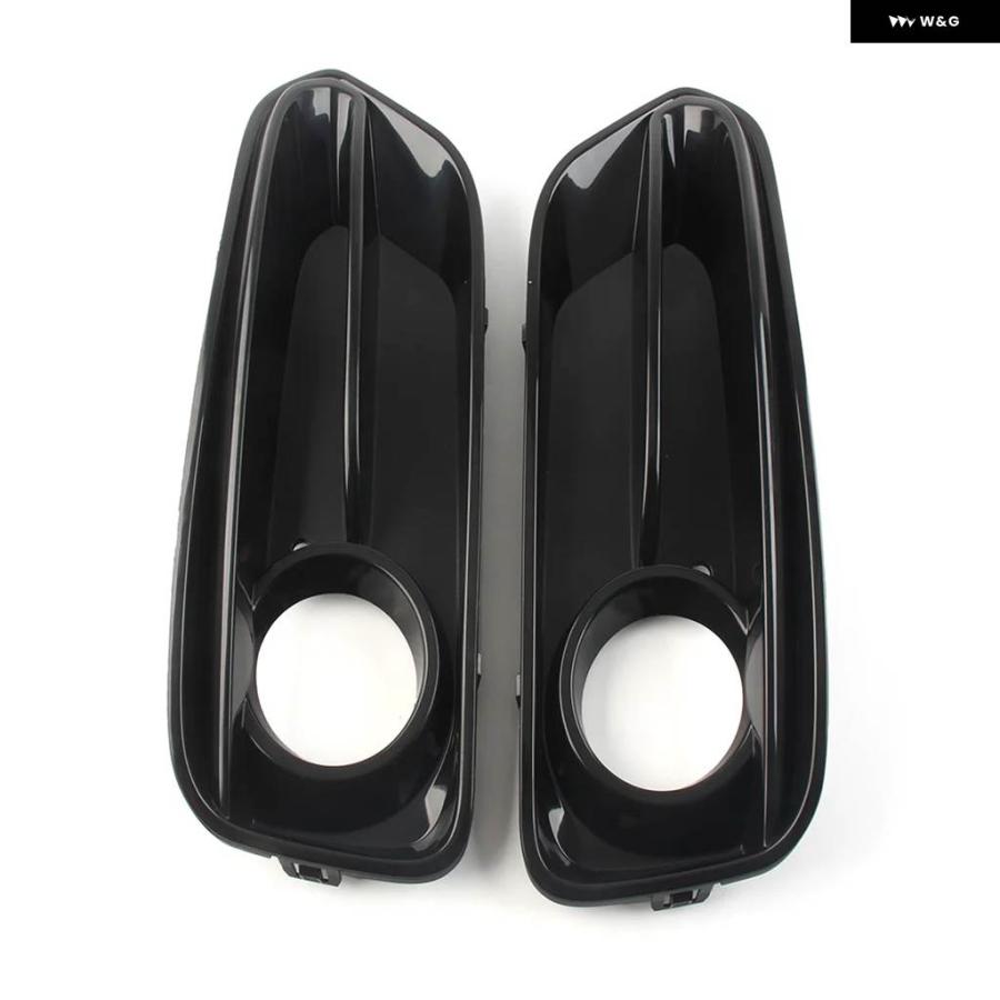 並行輸入品 BMW 1シリーズ F20 F21 LCIスポーツ 2014 - 19年モデル用 フロント バンパー フォグランプ グリル カバー 2個 セットの画像