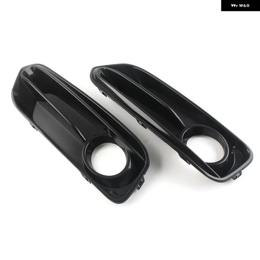 並行輸入品 BMW 1シリーズ F20 F21 LCIスポーツ 2014 - 19年モデル用 フロント バンパー フォグランプ グリル カバー 2個 セットの画像
