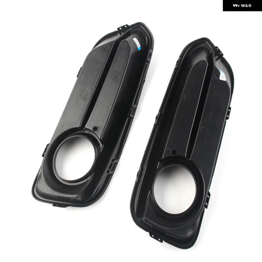 並行輸入品 BMW 1シリーズ F20 F21 LCIスポーツ 2014 - 19年モデル用 フロント バンパー フォグランプ グリル カバー 2個 セットの画像