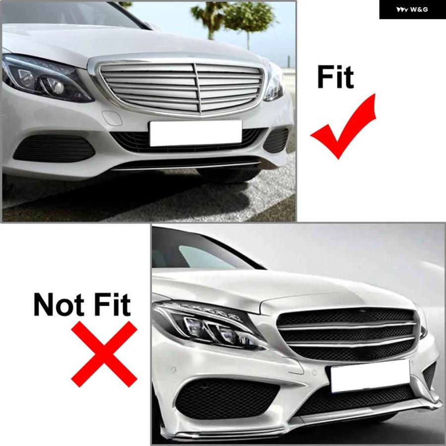 並行輸入品 メルセデス ベンツ C クラス W205 C300 2015〜2018年モデルスタンダードモデル専用用 フロント バンパー フォグランの画像