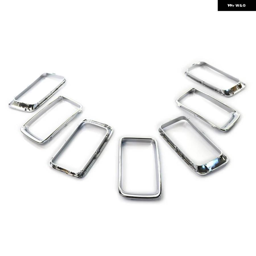 並行輸入品 7X ABS フロント グリル インサートリング トリム カバー 68303626AA ジープ グランド チェロキー 2014 2015 2016の画像