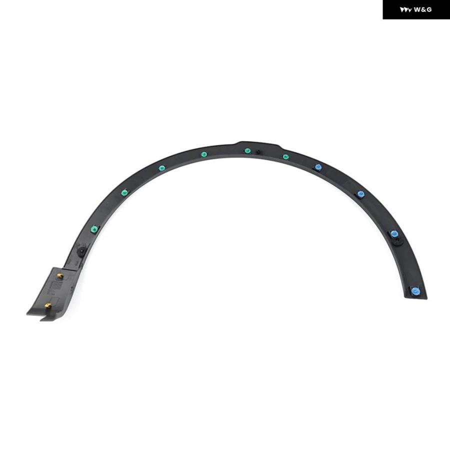 並行輸入品 フロントホイールフェンダーモールディングアーチ トリム センサー穴なし1個 2015-2019 ランドローバー ディスカバリ_7