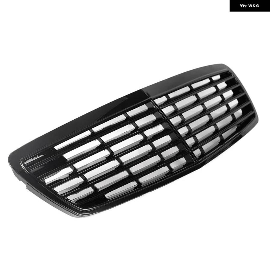 並行輸入品 ABS カーフロント グリル アッパー グリル メルセデス ベンツ W211 E クラス E320 E350 E430 E500 2002 - 2006_2