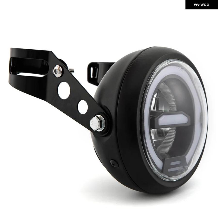 並行輸入品 6.5インチ オートバイ LED ヘッドライト 6.5インチ ラウンド ヘッドランプ ハイ/ロービーム ハーレー スポーツスターの画像
