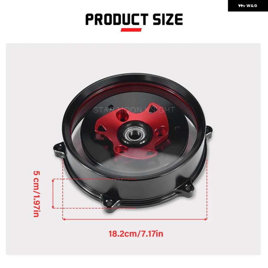 並行輸入品 PANIGALE V4 V4S エンジン クリアクラッチカバー ドゥカティ PANIGALE 2022-2025 V4 1100 2018-2021 STREETFIGHTER Vの画像