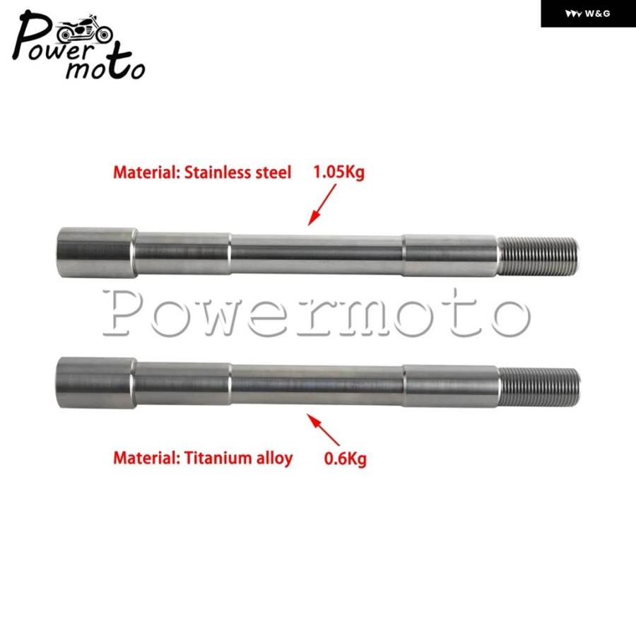 並行輸入品 チタンフロントアクスルキット ハーレー ツーリング FLT OEM 25MM 耐腐食性の画像