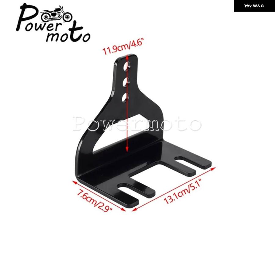 並行輸入品 クラブ スタイル モト ヘッドライト ライザー マウント ブラケット ハーレー FXBRS FXDRS FXFB FXFBS FXLR FXLRS FXLの画像