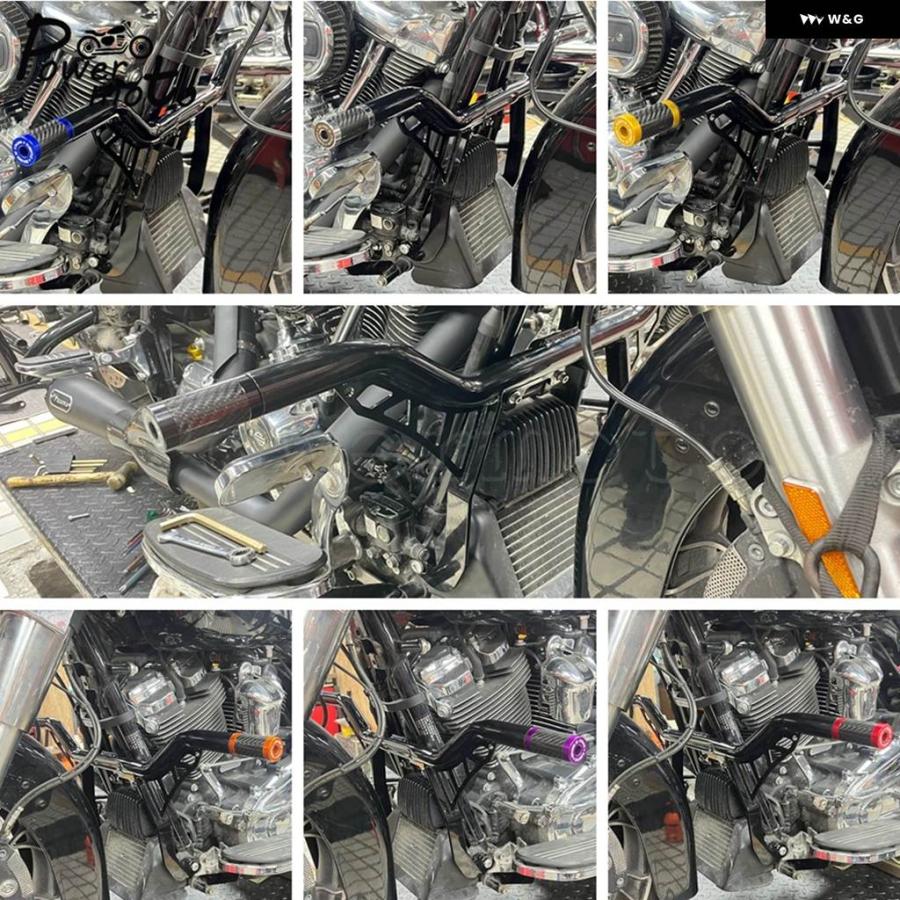 並行輸入品 バイク クラッシュ ガードバー ハーレー ツーリング 2014-2024 ロードキング FLHR FLHRC FLHRXS FLHP エレクトラグラの画像