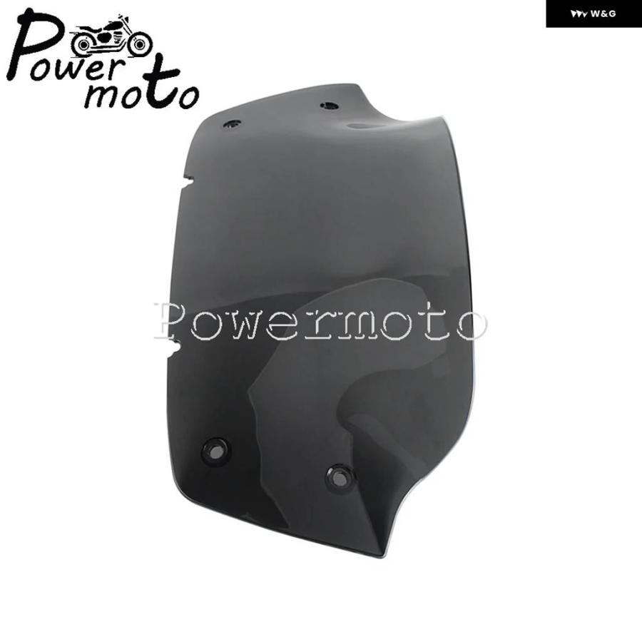 並行輸入品 オートバイ 9インチ ウェーブ ウインドシールド ウインドスクリーン ウインドスプリッター ハーレー ツーリング CVOの画像