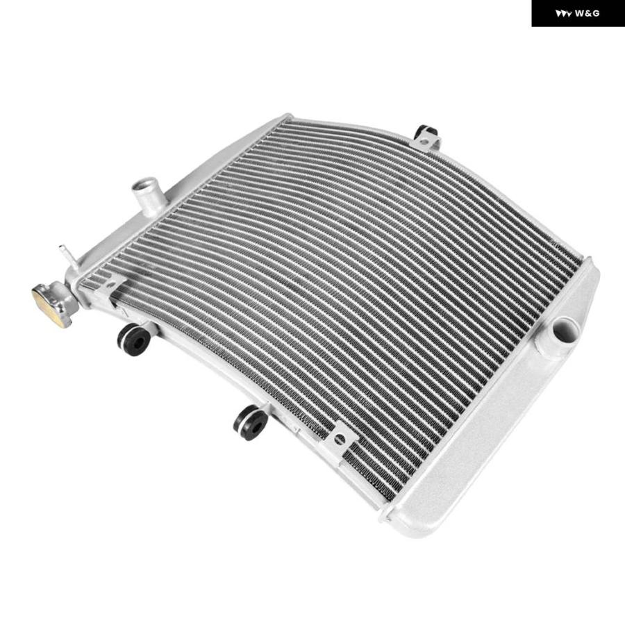 並行輸入品 オートバイ ラジエーター オイルクーラー 冷却ウォータータンク カワサキ ZX6R 2013-2023の画像