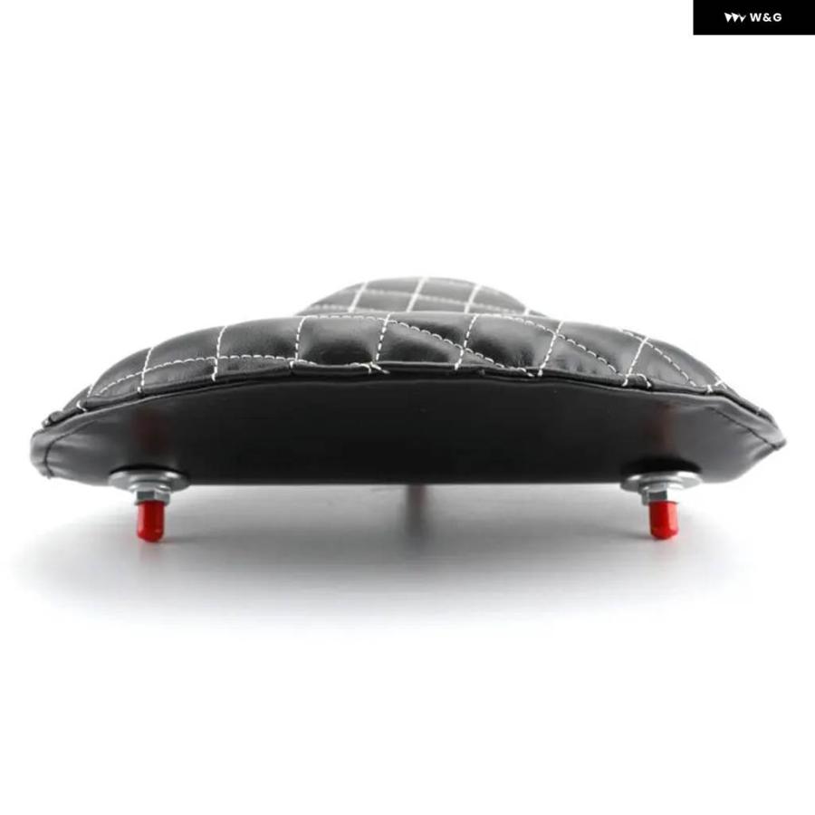並行輸入品 チョッパー ソロ カフェ スター V シート ヤマハ チェック柄 バイク レーサー用の画像