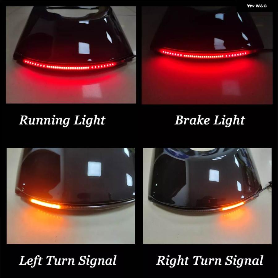 並行輸入品 リアフェンダーLED ストリップインサート ライトバー 内蔵 ハーレー 2002-2017 ナイトロッドスペシャル VRSCDX バイ_2
