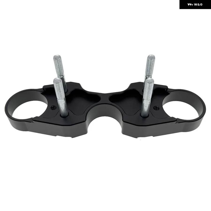 並行輸入品 オートバイ ローダウントップ フォーク ブリッジアッパー トリプルツリー ハンドルバー クランプ ブラケット GSX1300の画像