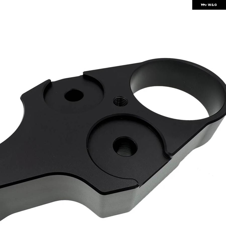 並行輸入品 オートバイ ローダウントップ フォーク ブリッジアッパー トリプルツリー ハンドルバー クランプ ブラケット GSX1300の画像
