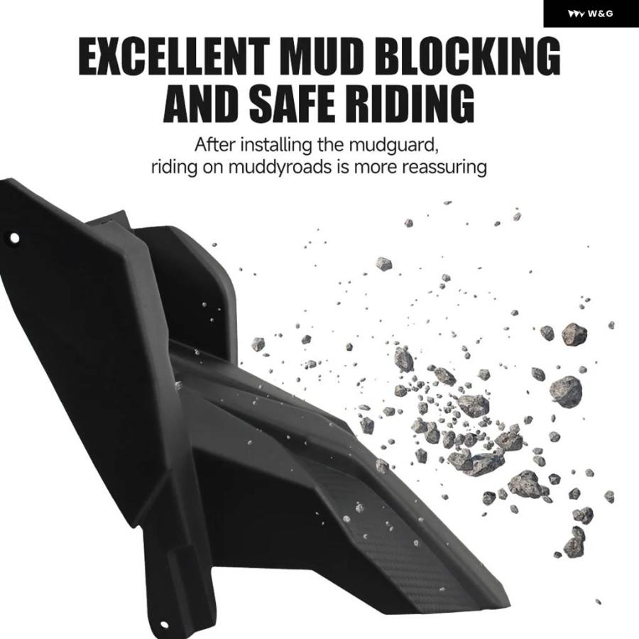 並行輸入品 X-ADV 750 ZA750 2021-2026 オートバイ リアフェンダーエクステンダー カバー ファイバーテクスチャ_6