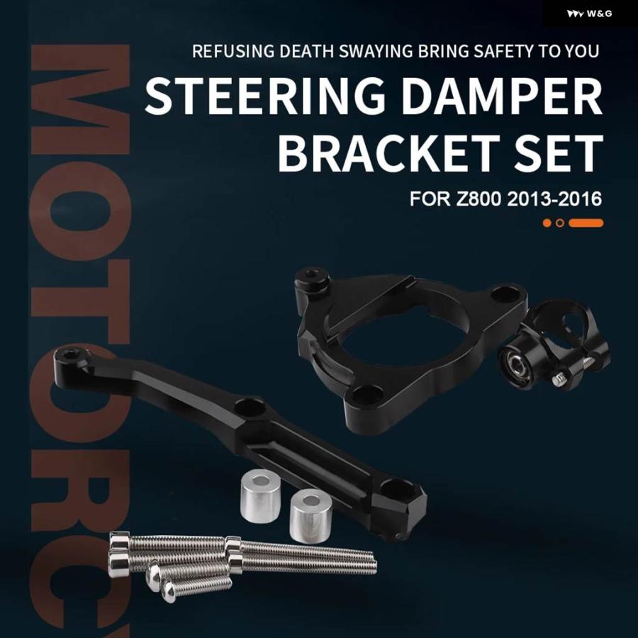 並行輸入品 Z800 2013-2014 - 18 バイク ステアリングスタビライザー ダンパー ブラケット_4