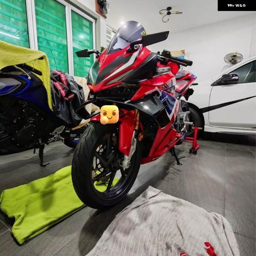 並行輸入品 ホンダ RR CBR250RR ダウンフォース フロントスポイラー ウィングレット エアロダイナミックウィング フロントスポイ_5