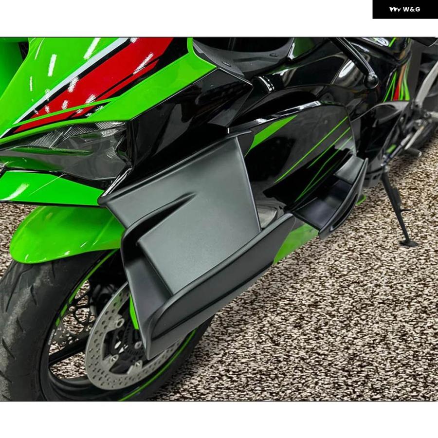 並行輸入品 ZX-6R ZX-636 ZX6R 2024 オートバイ サイド固定ウイング