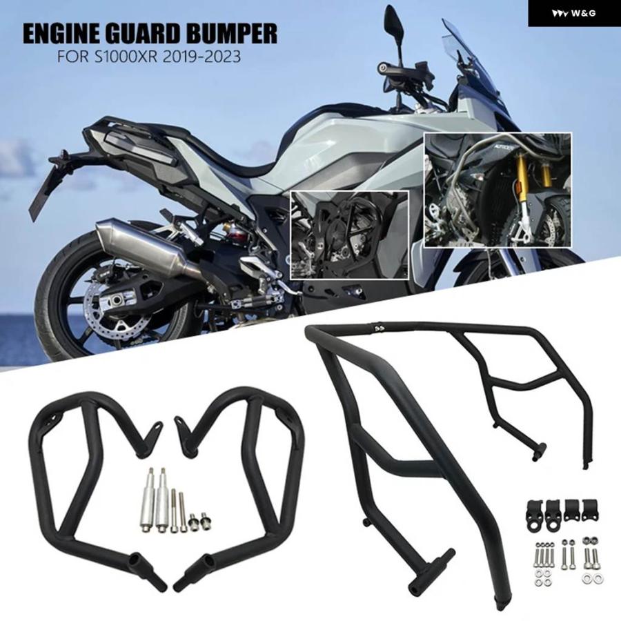並行輸入品 BMW S1000XR クラッシュ バー バンパー エンジン ガード スタントケージ フレーム プロテクション 2019 - 23の画像