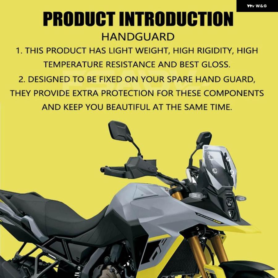 並行輸入品 V-STORM 800DE VSTROM 800DE 800RE DL800 2023 2024 オートバイ ハンドガード ハンドルバー ガードの画像