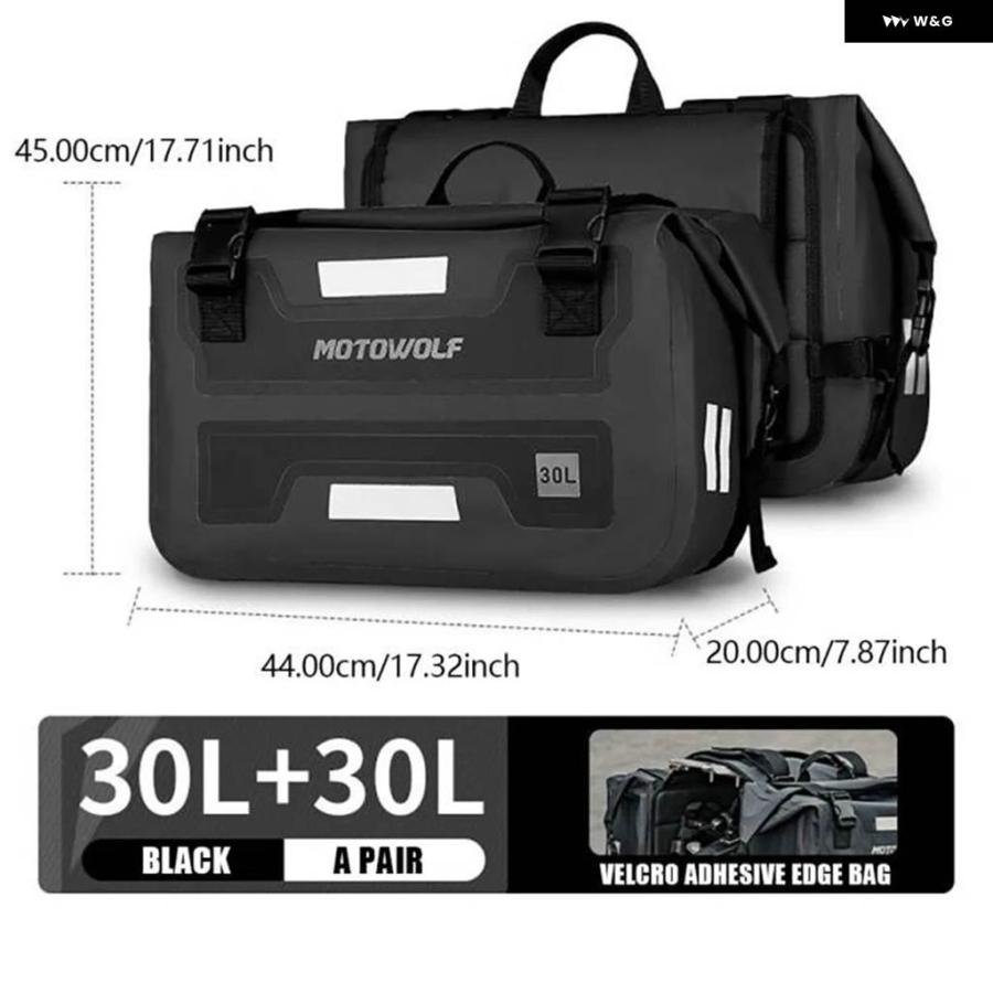 並行輸入品 2個30L オートバイ サドルバッグ 防水 サイドバッグ BMW R1250GS R1200GS F850GS F750GS LC ADV バッグの画像