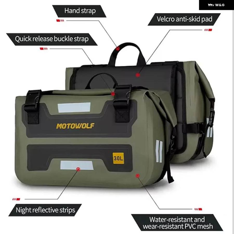 並行輸入品 2個30L オートバイ サドルバッグ 防水 サイドバッグ BMW R1250GS R1200GS F850GS F750GS LC ADV バッグの画像