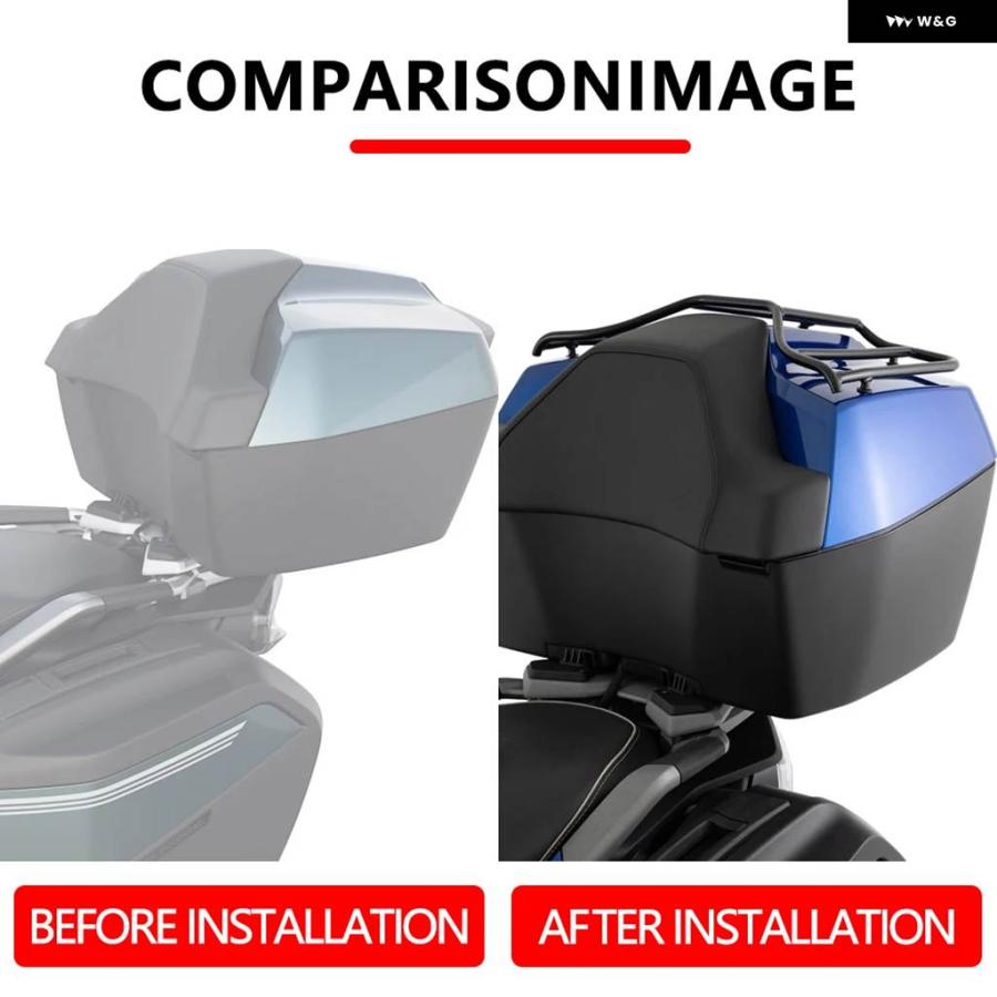 並行輸入品 BMW R1300RT 2025用 オートバイ ラックレールツアーパック キャリア トランク トップラックリア ブラケット_6