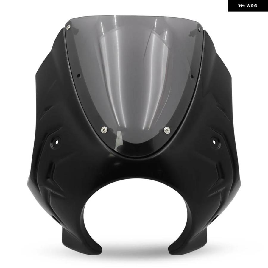 並行輸入品 SV650X 2019 X 2020 X ウインドスクリーン オートバイ フェアリング カウル ヘッドランプ マスク ヘッドライト フロ
