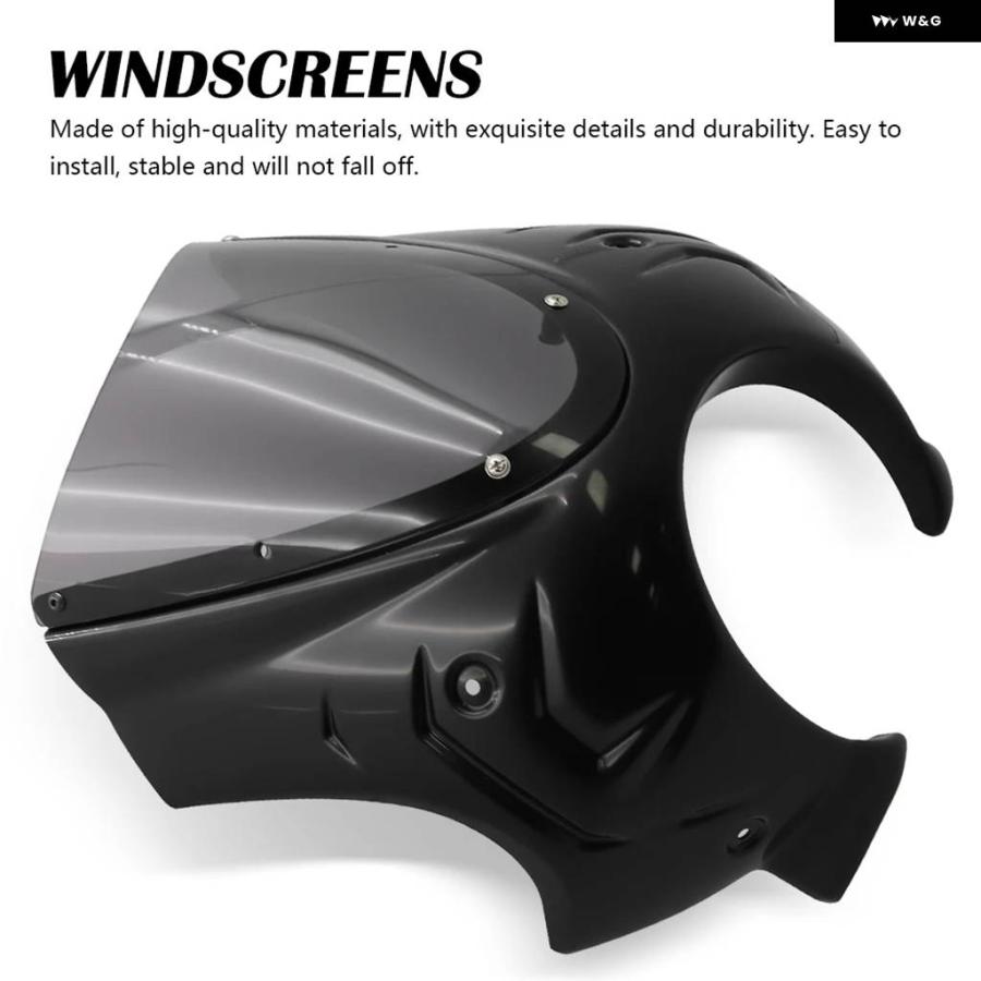 並行輸入品 SV650X 2019 X 2020 X ウインドスクリーン オートバイ フェアリング カウル ヘッドランプ マスク ヘッドライト フロ
